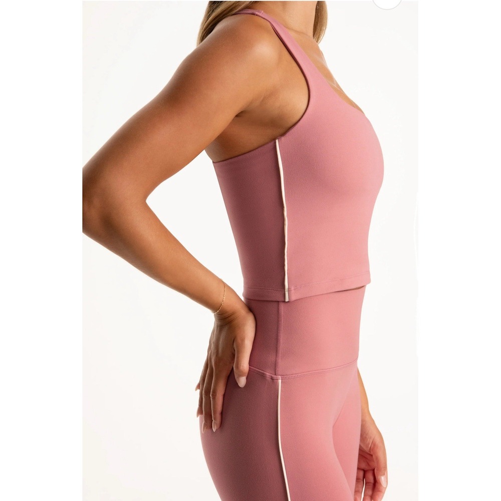 Set Active "Baked" Pink FormCloud Cloud Parke Pipe It Up Bra S Leggings M Set - Picture 3 of 13